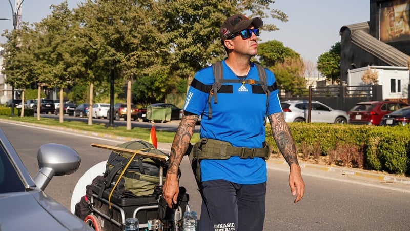 Santiago Sanchez set off for the World Cup in January