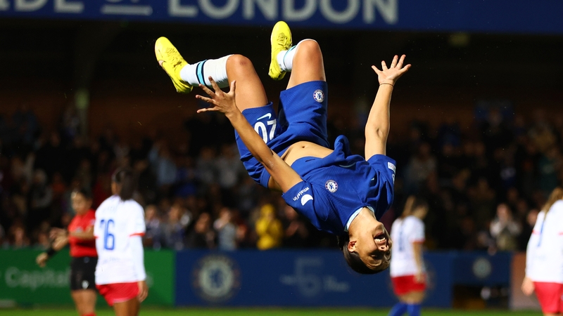 Sam Kerr was on fire for Chelsea