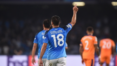 Giovanni Simeone, son of Atletico Madrid manager Diego, scored twice