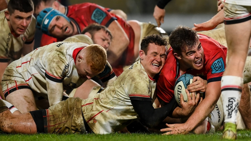 Alex Kendellen's late try saw Munster beat Ulster when they last met at Thomond Park