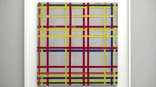 This is how the painting has been displayed for nearly eight decades