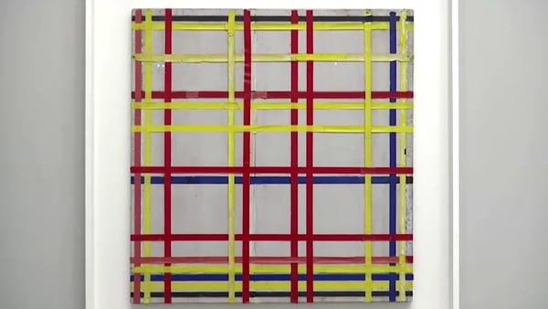 This is how the painting has been displayed for nearly eight decades