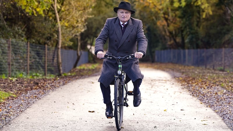 Denis Stack, spokesperson for Listowel Greenway, at the opening of the Listowel to Abbeyfeale section of the North Kerry Greenway