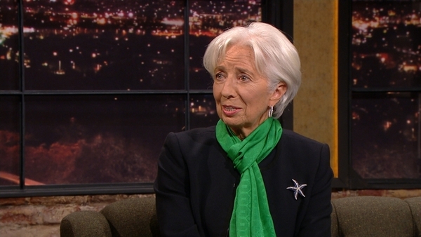 Ms Lagarde said Ireland's EU membership was a 'story of success'