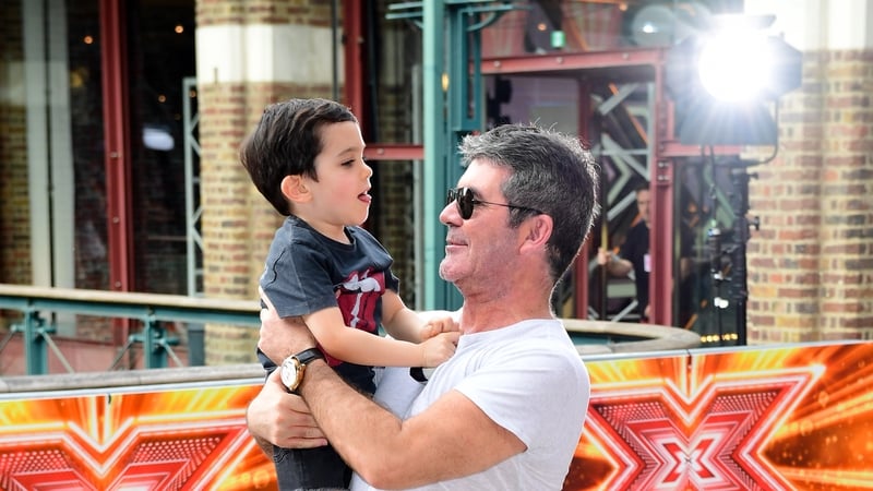 Simon Cowell with his son Eric