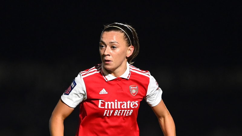 Ireland captain Katie McCabe in action for Arsenal against West Ham