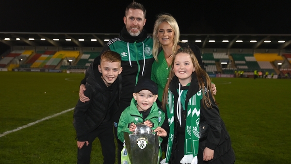 Bradley with his wife Emma and their three children