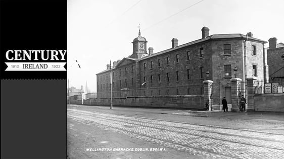 Century Ireland Issue 243: A view of the exterior of Wellington Barracks, Dublin Photo: National Li…