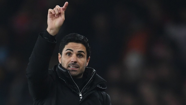 Arteta's side topped their group