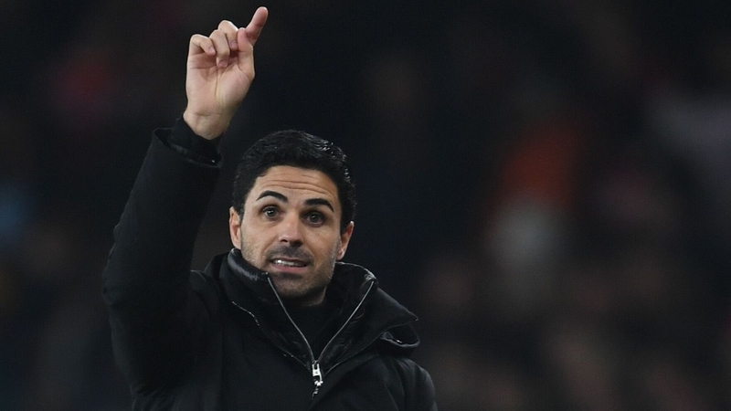Arteta's side topped their group
