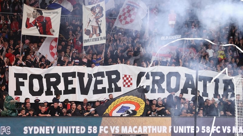 Sydney United 58 fans at the cup final - the club could face future bans