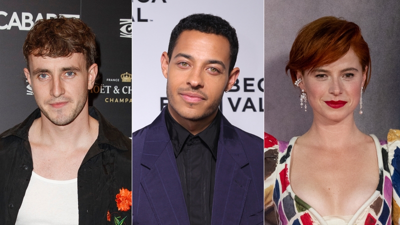 Flying the Irish flag: Paul Mescal, Daryl McCormack and Jessie Buckley