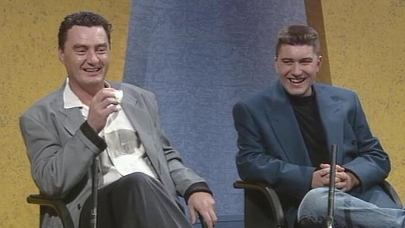 "It was all good and all fun" - Jon Kenny and Pat Shortt, pictured in 1997