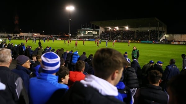 Waterford fans watching the game in November