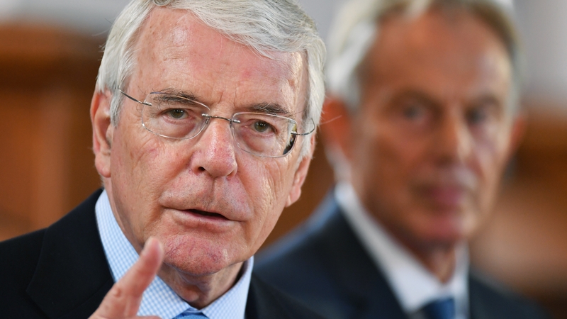 John Major and Tony Blair (pictured in Derry in June 2016) - Taking issue with scenes in the new series