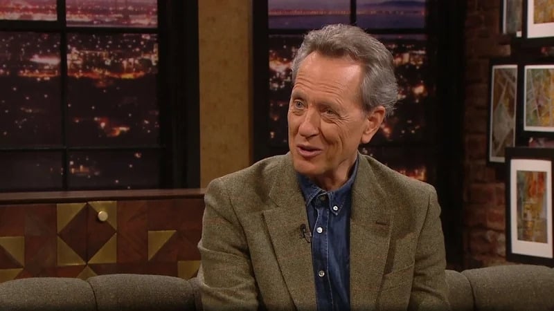Richard E Grant on Late Late Show in 2022