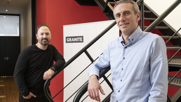 Colin Meagle, founder of Continuum, and Conor Buckley CEO of Granite Digital