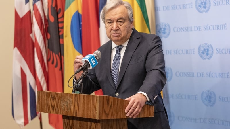 Antonio Guterres reserved the harshest criticism for the fossil fuel industry whose behaviour he compared to that of Judas (File image)