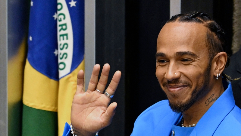 Seven-times Formula One world champion Lewis Hamilton was made an honorary citizen of Brazil on Monday