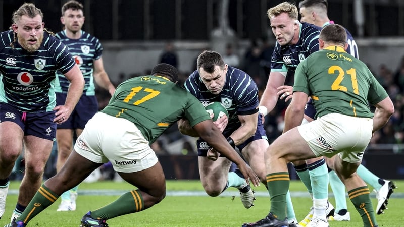 Healy won his 119th cap against South Africa on Saturday