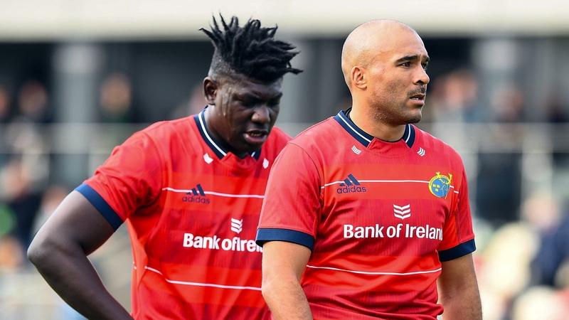 Edwin Edogbo (L) and Simon Zebo both start against the South Africa XV