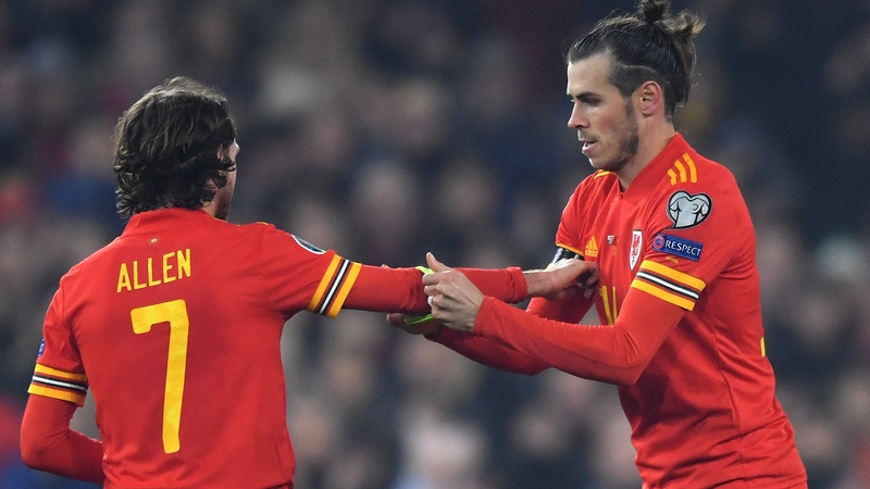 Joe Allen (L) ad Gareth Bale are going to Qatar