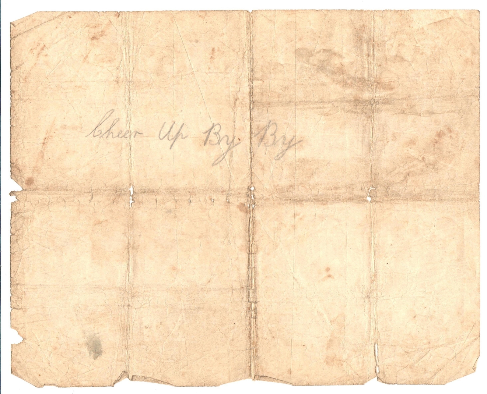 Peter Cassidy's final letter. Credit: Kilmainham Gaol Archive.