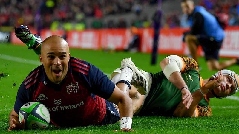 Simon Zebo scored against South Africa A last season