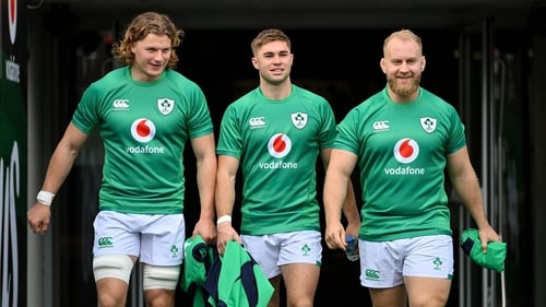 Cian Prendergast, Jack Crowley and Jeremy Loughman are all set to make their debuts