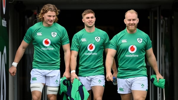 Cian Prendergast, Jack Crowley and Jeremy Loughman are all set to make their debuts