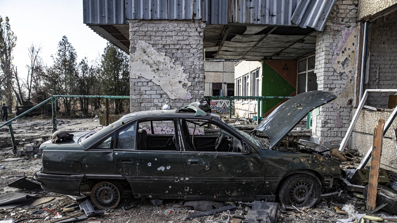 Sráidbhaile Mirolubovka, Oblast Kherson, 10 Samhain 2022