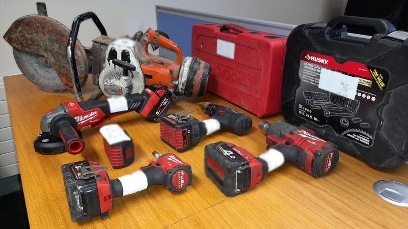 Some of the suspected stolen goods recovered