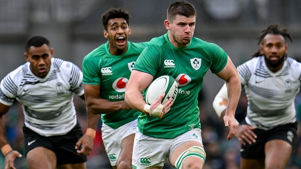 Timoney makes a break against Fiji