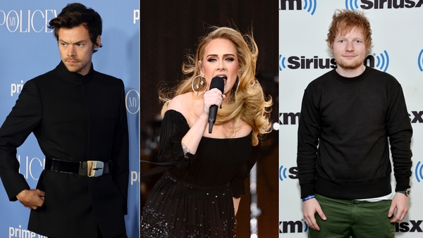 Harry Styles, Adele and Ed Sheeran up for MTV EMAs