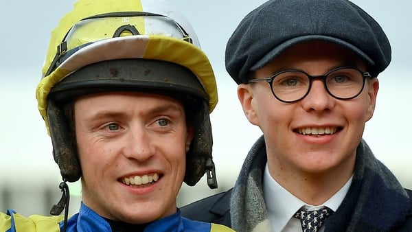 JJ Slevin and trainer Joseph O'Brien
