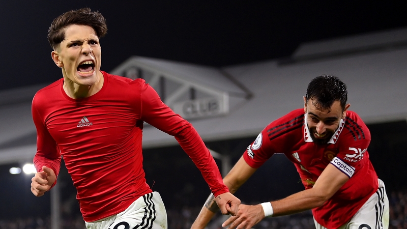 It was a second goal for Garnacho in four appearances for United