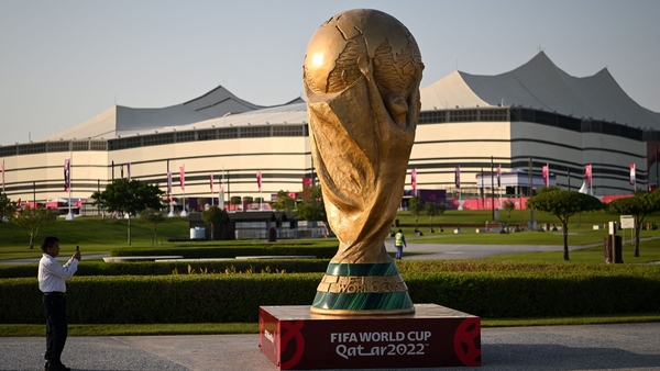 The World Cup trophy, but bigger and more plastic - there's a metaphor in there somewhere