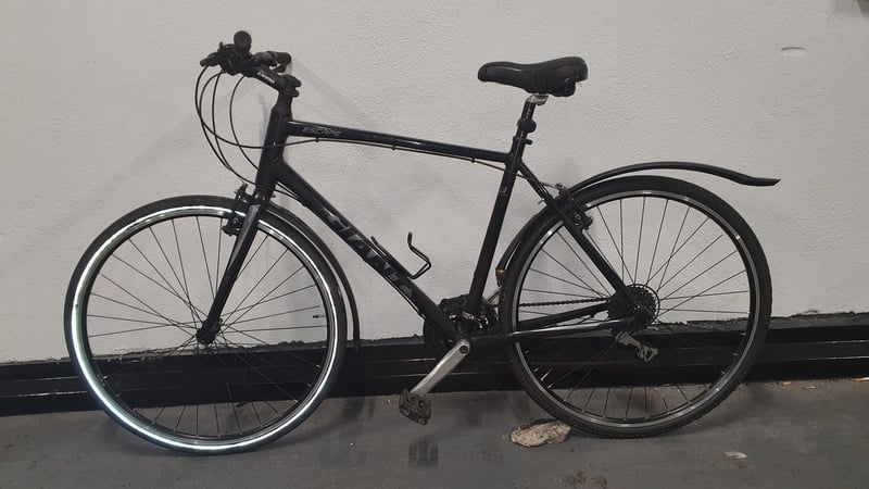 One of the bicycles that gardaí seized