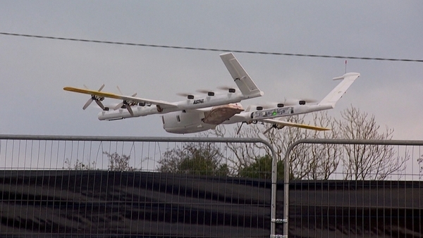 Manna drone delivery service makes up to 300 deliveries a day [file image]