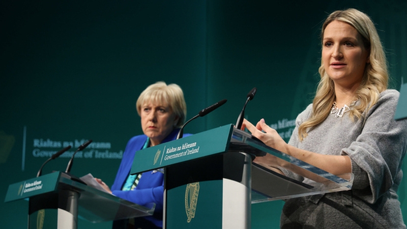 Heather Humphreys and Helen McEntee (Pic:RollingNews.ie)