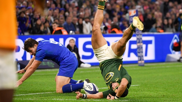 Dupont was red-carded for his dangerous tackle on Cheslin Kolbe