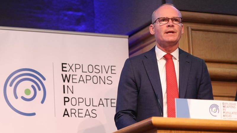 Attending the Conference, Minister for Foreign Affairs and Defence Simon Coveney said it was 'a very important day' (RollingNews.ie)