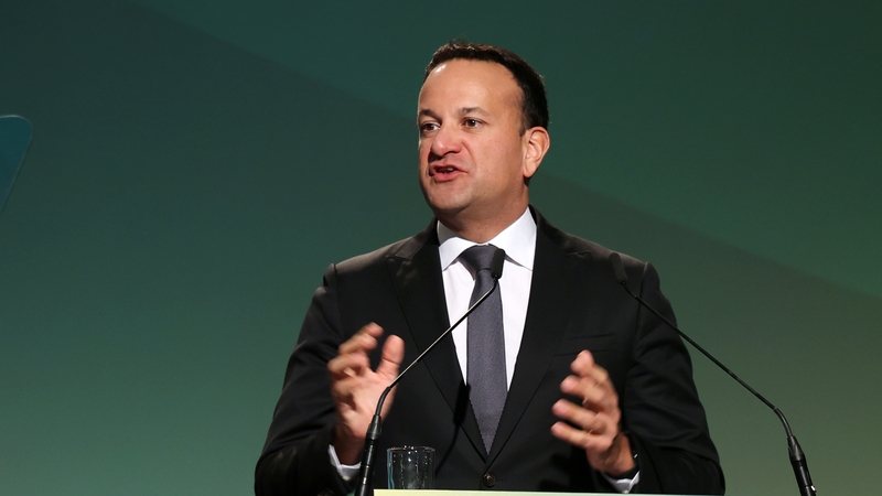 Leo Varadkar addressing the Ard Fheis in Athlone (Pics: RollingNews.ie)