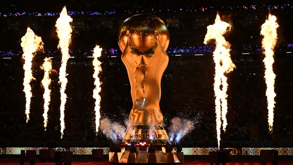 The opening ceremony preceded the game between Qatar and Ecuador