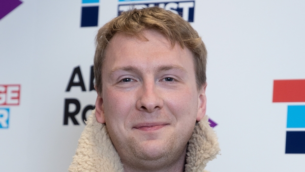 Joe Lycett lands by the Liffey