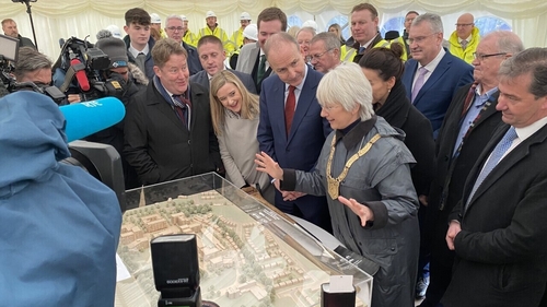 Work officially started last month, with the first units expected to be completed in 2024