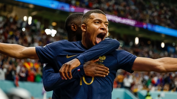 "I have got a lot of attackers, but Kylian is of course an outstanding one"