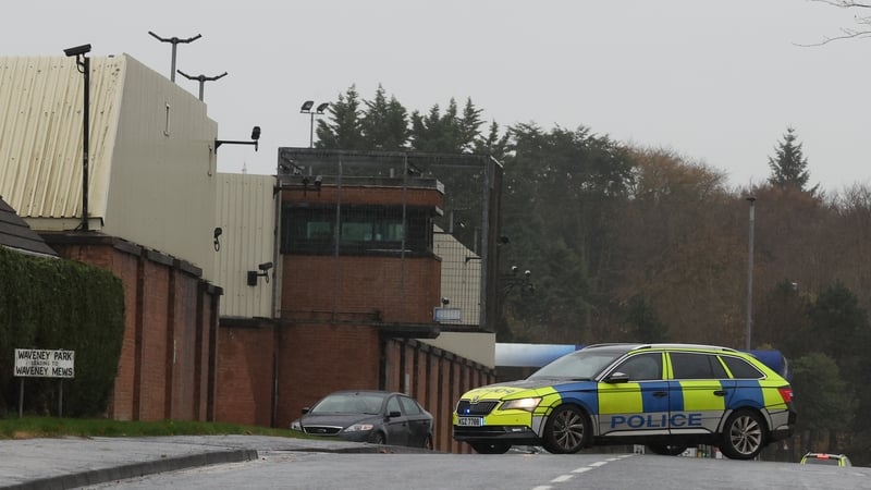 The car containing the 'viable explosive device' outside Waterside Police Station in Derry