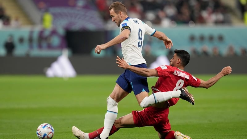 Harry Kane had to go off with an injury against Iran