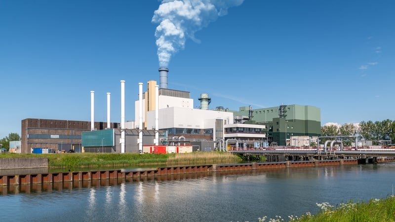A gas-fired power plant east of Amsterdam in The Netherlands (file image)